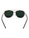 Krewe Brown, Silver & Green Acetate Gunmetal Hardware Tortoise Shell Sunglasses Brown, Silver & Green