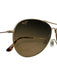 Maui Jim Brown & Gold Titanium Tortoise Shell Detail Aviator Sunglasses Brown & Gold