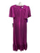 Pomander Place Size M Fuscia Pink Polyester Blend Short flutter sleeve Dress Fuscia Pink / M
