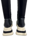 Paloma Barcelo Shoe Size 38 Black & White Leather Upper Knee High Sock Boots Black & White / 38