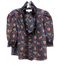 Love The Label Size S Blue, Black & Multi Cotton 1/2 Sleeve Fly Button up Top Blue, Black & Multi / S