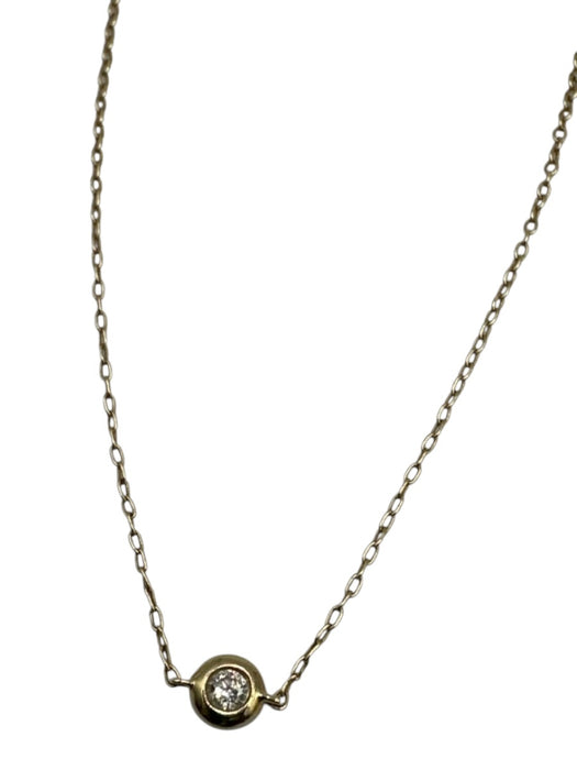 No Brand Yellow Gold 14K Diamond Chain Dainty Bracelet Yellow Gold