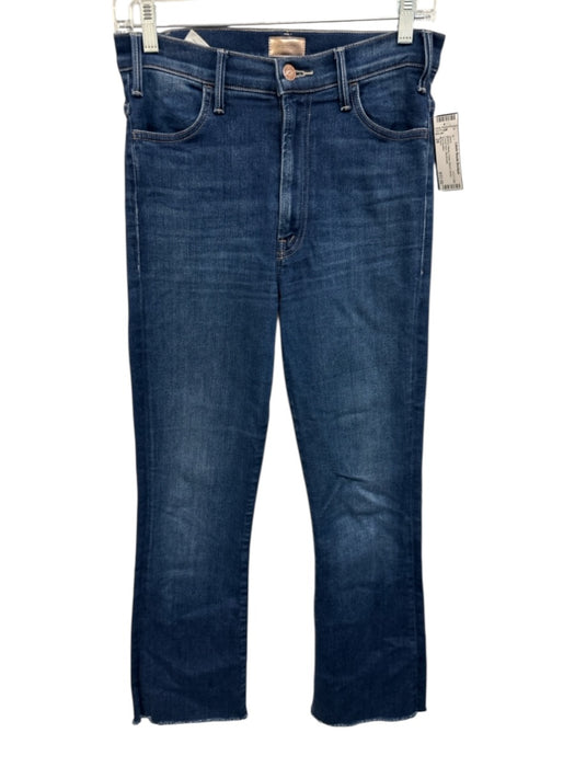 Mother Size 28 Medium Wash Cotton Blend Denim Frayed Hem Jeans Medium Wash / 28