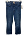 Mother Size 28 Medium Wash Cotton Blend Denim Frayed Hem Jeans Medium Wash / 28