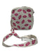 Moyna White & Pink Beaded Lips Crossbody Bag White & Pink / XS