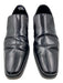 Prada Shoe Size 7 AS IS Black Leather Solid Slip On Men's Shoes 7