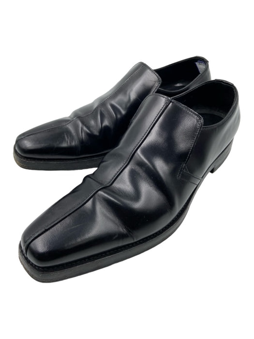 Prada Shoe Size 7 AS IS Black Leather Solid Slip On Men's Shoes 7