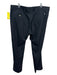 Peter Millar Size 40 Black Polyester Solid Zip Fly Men's Pants 40