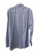 Zegna Size 16.5 Blue & White Cotton Blend Plaid Button Down Long Sleeve Shirt 16.5