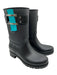 Roger Vivier Shoe Size 36 Black Rubber Silver Hardware Buckle Slip On Rainboots Black / 36