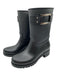 Roger Vivier Shoe Size 36 Black Rubber Silver Hardware Buckle Slip On Rainboots Black / 36