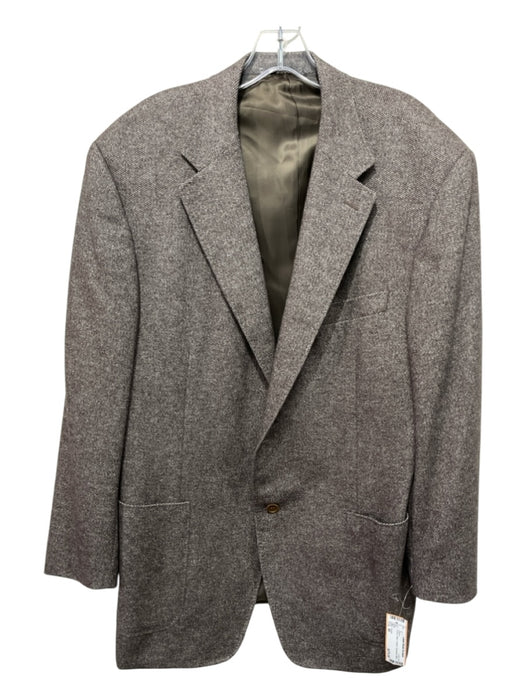 Canali Brown Wool 2 Button Men's Blazer Brown / 56