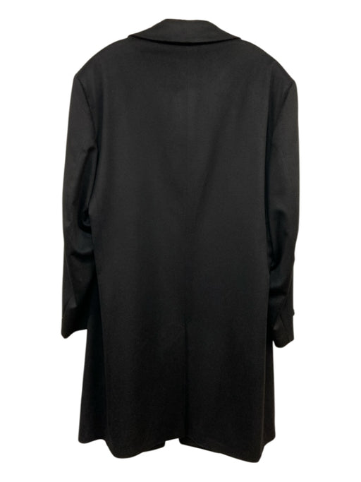No Brand Size 46 Black Cashmere Solid Overcoat Men's Jacket Black / 46