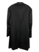 No Brand Size 46 Black Cashmere Solid Overcoat Men's Jacket Black / 46