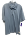Rag & Bone Size XL Light blue Cotton Blend Solid Polo Men's Short Sleeve Light blue / XL