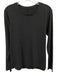 Lululemon Size L Black No Fabric Tag Long Sleeve Ribbed Neck Athleisure Top Black / L