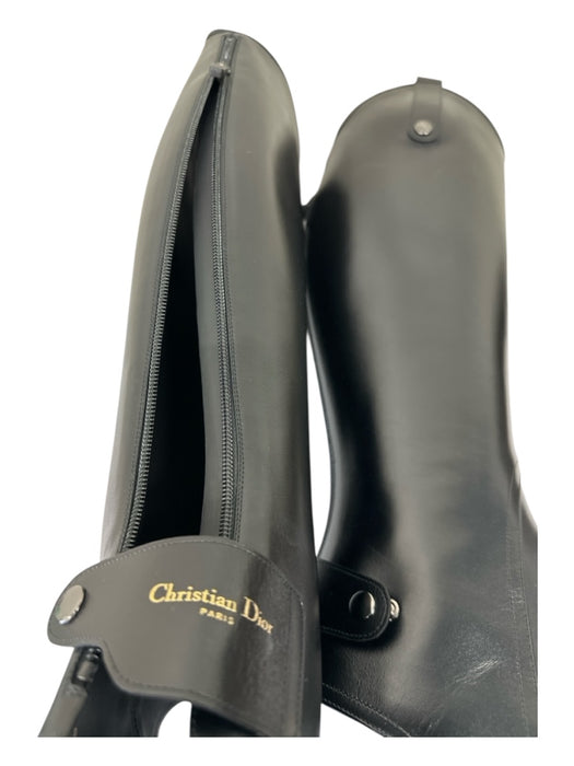 Christian Dior Shoe Size 38 Black Key Knee High Equestrian Box & Bag Inc. Boots Black / 38