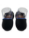 Rothy's Shoe Size 8.5 Black & Gold Synthetic Knit Round Toe Gold Grommet Flats Black & Gold / 8.5