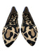 Rothy's Shoe Size 9 Black & Tan Synthetic Knit Pointed Toe Leopard Flats Black & Tan / 9