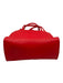 Telfar Red PU Leather Top Handle Logo Crossbody Strap Shopper Bag Red / Mini
