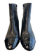 Jeffrey Campbell Shoe Size 7.5 Black Leather Patent Leather Toe Cap Booties Black / 7.5