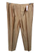 Connie Roberson Size XL Gold & Taupe Silk applique Tank Straight Leg Pant Set Gold & Taupe / XL