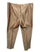 Connie Roberson Size XL Gold & Taupe Silk applique Tank Straight Leg Pant Set Gold & Taupe / XL