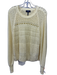 ME+EM Size M Yellow Cotton & Viscose Open Knit Long Sleeve Sweater Yellow / M