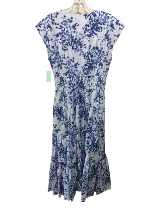 Derek Lam 10 Crosby Size M / 8 Blue No Fabric Tag Abstract Print Dress Blue / M / 8