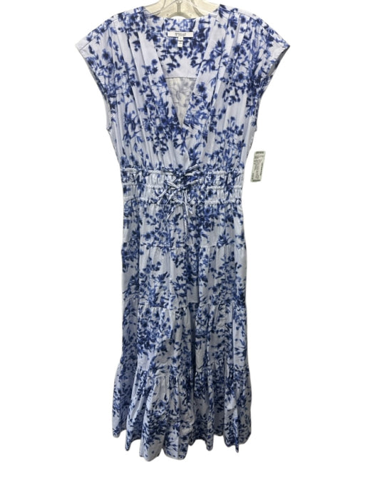 Derek Lam 10 Crosby Size M / 8 Blue No Fabric Tag Abstract Print Dress Blue / M / 8