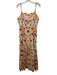 Borgo De Nor Size 14 Light Pink & Multi Cotton Floral Spaghetti Strap Dress Light Pink & Multi / 14