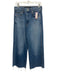 Veronica Beard Jeans Size 28 Med Light Wash Cotton Denim High Rise Raw Hem Jeans Med Light Wash / 28