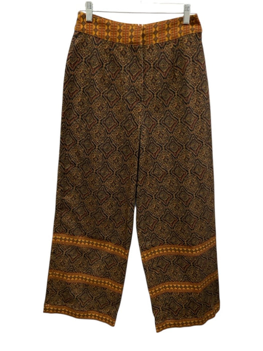 Julia Amory Size S Brown, Orange & blue Cotton Blend Patterned Denim Jeans Brown, Orange & blue / S