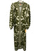 Farm Rio Size XS Cream White & Green Rayon Blend Long Balloon Sleeve Dress Cream White & Green / XS