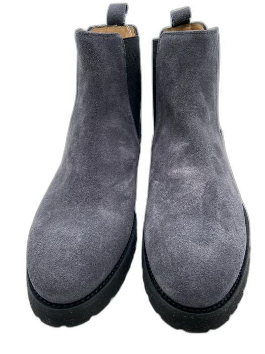 Ann Mashburn Shoe Size 41 Gray Suede Lug sole Ankle Chelsea Booties Gray / 41
