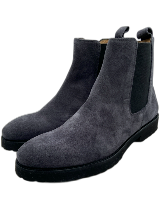 Ann Mashburn Shoe Size 41 Gray Suede Lug sole Ankle Chelsea Booties Gray / 41