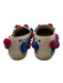 Tory Burch Shoe Size 9 Red, Blue, Green Leather Pom Pom Embroidered Flats Red, Blue, Green / 9