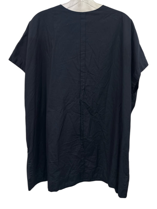 SBJ Austin Size One Size Navy Blue Cotton Cap Sleeve Pockets Dress Navy Blue / One Size