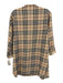 Burberry London Size Medium Beige, Black, Red Cotton Long Sleeve Plaid Top Beige, Black, Red / Medium