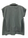 Marni Size 40 Dusty Teal Cotton Cap Sleeve Snap Button Collar Paneled Jacket Dusty Teal / 40