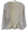 Julia Amory Size S Cream Cotton Corduroy Collarless Blazer Jacket Cream / S