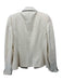 Akris Size 10 Cream & Black Cashmere, Wool & Silk Textured Blazer Jacket Cream & Black / 10