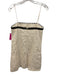 MNG Size 4 Black & Cream Linen Embroidered Accents Spaghetti Strap Dress Black & Cream / 4
