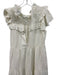Sea New York Size XS Cream White Cotton Blend Ruffle Cap Sleeve Tiered Dress Cream White / XS