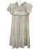 Sea New York Size XS Cream White Cotton Blend Ruffle Cap Sleeve Tiered Dress Cream White / XS