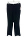 Marie Oliver Size 4 Black Polyester Back Zip Trouser High Waist Wide Leg Pants Black / 4