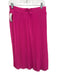 J. Crew Size 2 Hot pink Polyester Accordion Pleats Back Zip Midi Skirt Hot pink / 2