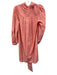 Emily McCarthy Size S Bubblegum Pink Rayon Blend Long Balloon Sleeve Shirt Dress Bubblegum Pink / S
