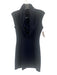 Susana Monaco Size XS Navy Nylon Blend Sleeveless Fold Over Knee Length Dress Navy / XS