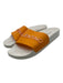 Valentino Shoe Size 38 White & Orange Manmade Upper Rubber One Strap Sandals White & Orange / 38